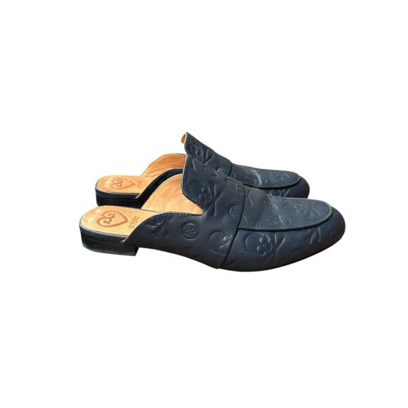 G/FORE Women's Debossed Skull and Bones Mule Street Shoes - Twilight - 8.5 - Picture 4 of 11